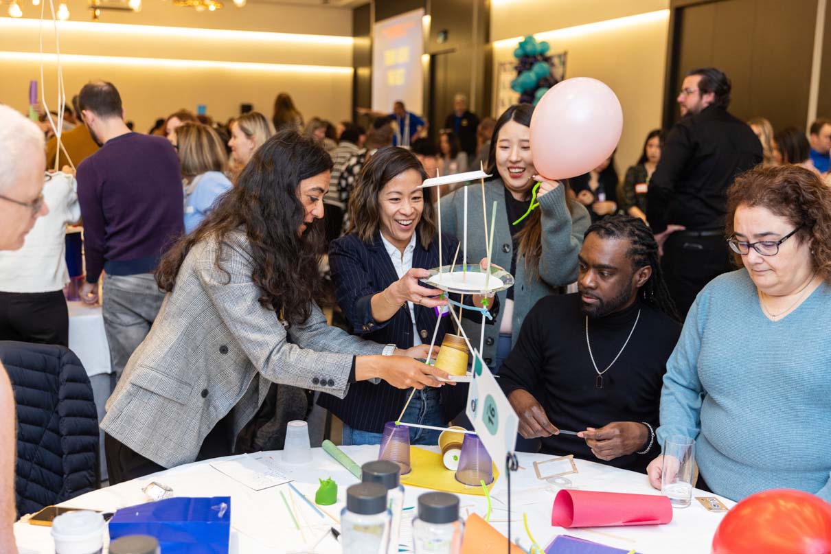 Staff get to know each other and have some fun at CNO Connects.